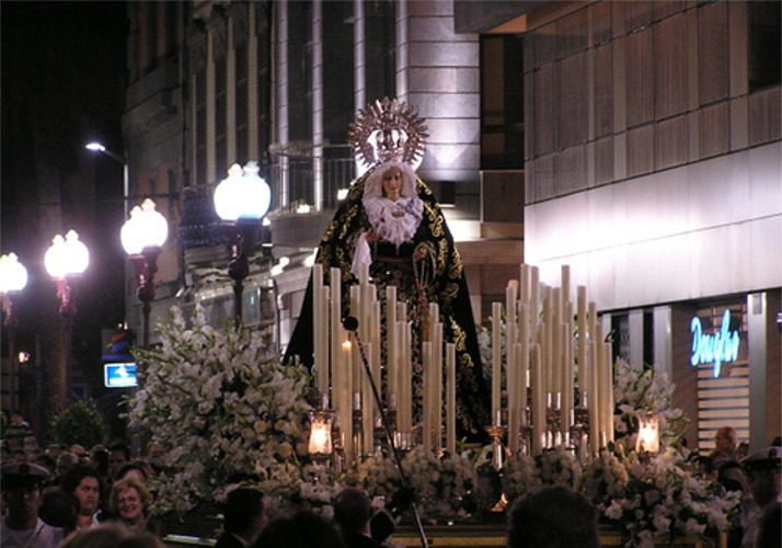 Procesión "Los Dolores de Triana". Las Palmas de Gran Canaria